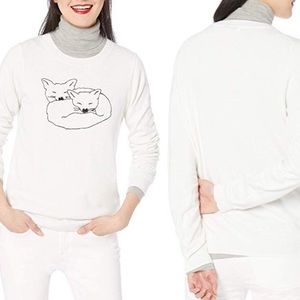 J. Crew Mercantile Pullover Fox Sweater